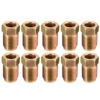 New Arrival 10Pcs/Set 10mm x 1mm Male Short Brake Pipe Screw Nuts For 3/16 Inch Metric Braking Tubes Nuts Bolts ► Photo 2/6