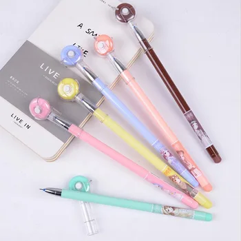 

1PCS Cartoon Student Erasable Gel Pen 0.38MM Erasable Full-needle Gel Pen School&Office Supplies