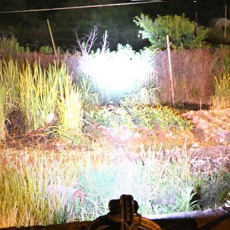 

80000LM 5Modes 5-LED Headlamp Light Blue And White Light Charge by USB ASD88