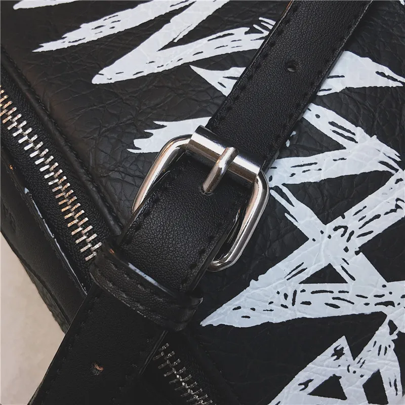 Croyance белая сумка с буквенным принтом граффити на талии сумка мессенджер на цепочке сумка через плечо индивидуальная Повседневная мягкая
