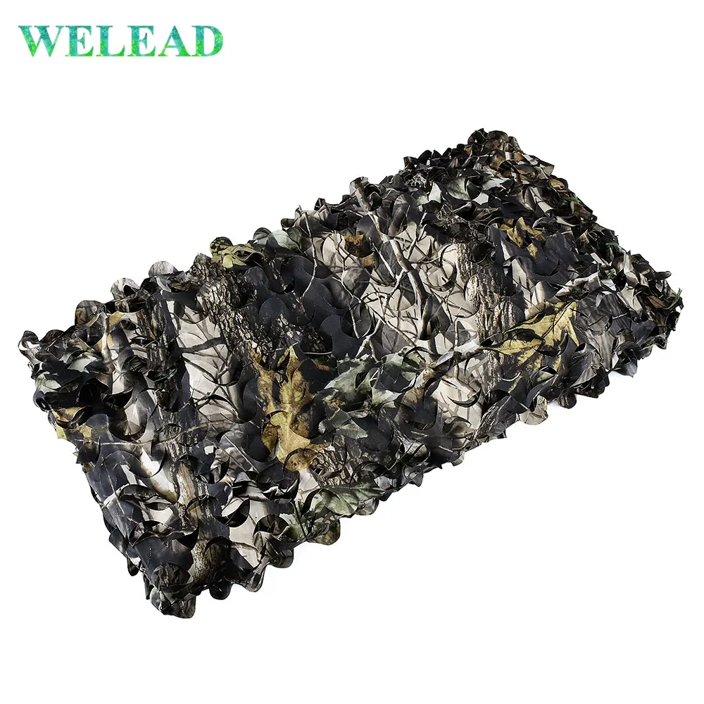 

WELEAD Reinforced Military Camouflage Net Maple Yellow Hunting Birding Army Training Concealment Mesh Hide Camo Network Outdoor