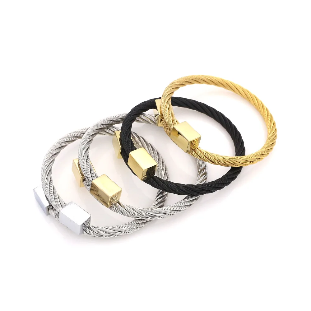 Женский браслет манжеты JSBAO из нержавеющей стали высокого качества|branded bangles|women
