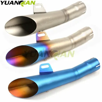 

35MM/51MM Motorcycle Exhaust Pipe Moto Escape Muffler Pipe For YAMAHA YZF R6 1999-2004 YZF R1 2002 2003 FZ1 FAZER 2001-2005 2004