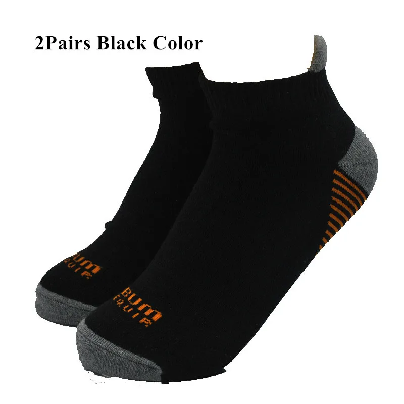 2 пары Новые весенние 85% хлопковые плотные Повседневные носки - Цвет: Черный