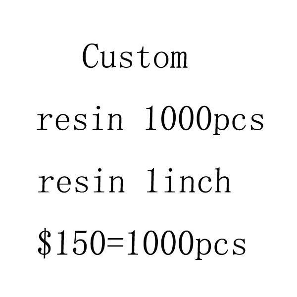 Free DHL shipping 1.2inch 1000pcs/lot exclusive custom planar resin | Дом и сад
