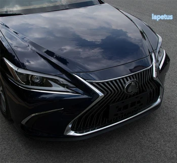 

Lapetus Front Head Lights Lamp Eyelid Eyebrow Decoration Frame Cover Trim 2 Piece Stainless Steel For Lexus ES 2018 2019 2020