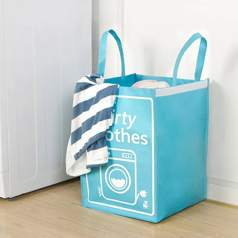 المنزل لطيف سلة التخزين مع اليد لعب الملابس القذرة سلة حقيبة بنقوش كرتونية تخزين كبيرة سلة الغسيل المنظم المنزل لطيف سلة التخزين مع اليد لعب الملابس القذرة سلة حقيبة بنقوش كرتونية تخزين كبيرة سلة الغسيل المنظم