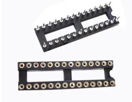 5 шт. 28 Pin Круглый DIP IC Разъем адаптер узкий шаг 2 54 мм разъем|Соединители| |