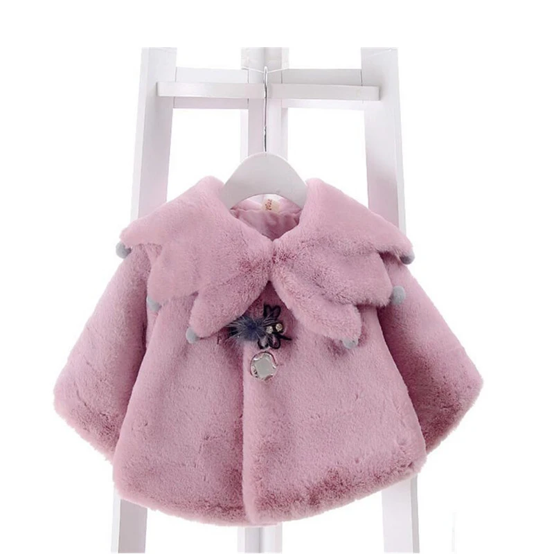 Brand New Baby Girl Winter Coats Infant Jackets Thick Fashion Princess