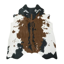 MustHome ковер из искусственного меха коричневый под телячью кожу ковер в ковбойском стиле с принтом коровы мех ковер для помещений промышленного производства для Гостиная 140x160 см