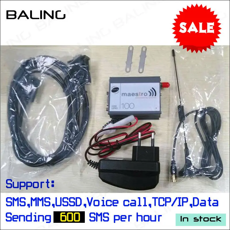 Wavecom M100 GSM M2M MODEM Support sms mms ussd