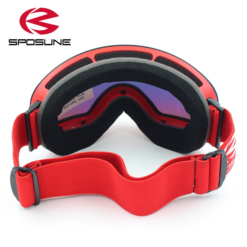 2018 invierno nieve esquí gafas de doble lente Anti niebla Snowboard gafas de esqui gafas de esquí gafas de las mujeres de los hombres de esquí gafas