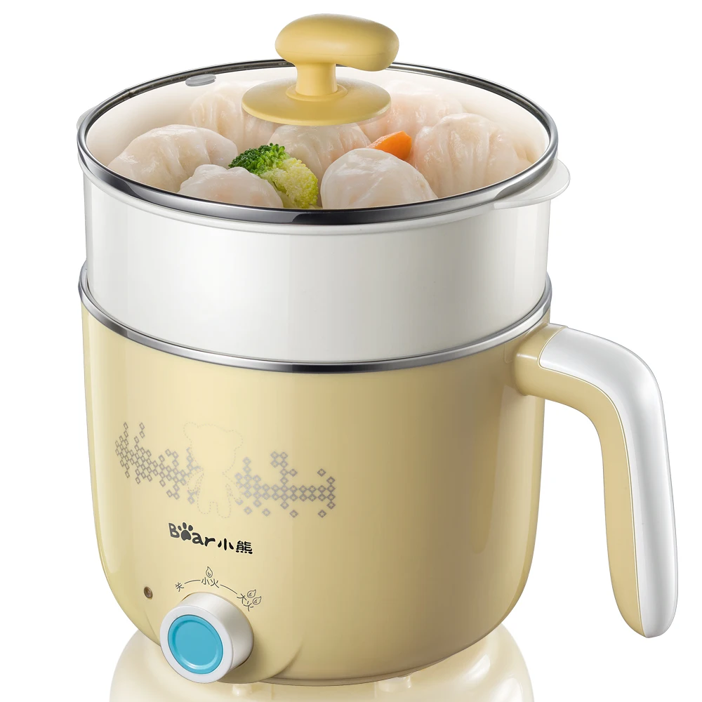 220V Multifunctional Electric 1.2L Hot Pot Electric Mini Portable Multi