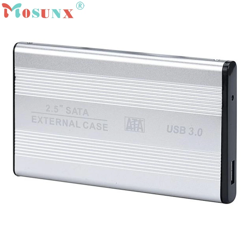 Silver USB 3.0 2.5 Inch SATA External Hard Drive Mobile Disk HD ...