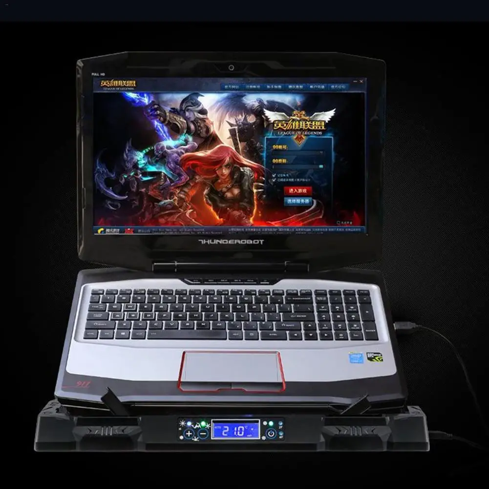 

K6 Laptop Radiator Silent Base 15.6/17/18 Inches Game Base Computer Game Stand Holder For Alienware