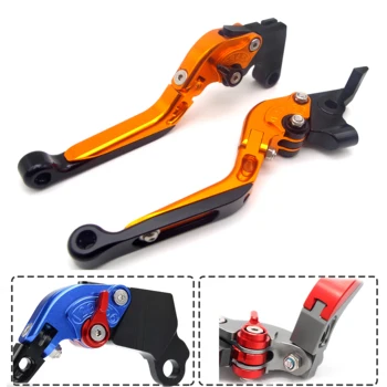 

folding extendable levier de frein et embrayage moto Adjustable Brake Clutch Levers FOR Kawasaki ZX6R / ZX636R / ZX6RR 2000-2004