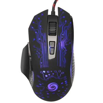 

VOBERRY Wired Gaming Mouse Professional Adjustable 3200 DPI 8 Button for LED Laptop Wired Gaming Mouse for PC Notebook 2019 New