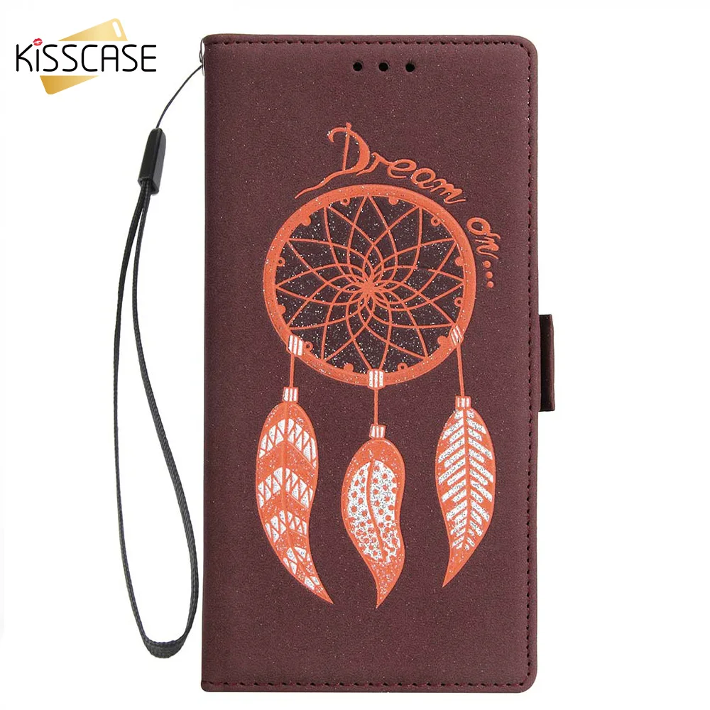 KISSCASE Flip Leather Case For Samsung Galaxy S9 S8 Plus Note 9 S7 Edge Phone Holder A7 A5 A3 J5 J7 2016 2017 | Мобильные телефоны