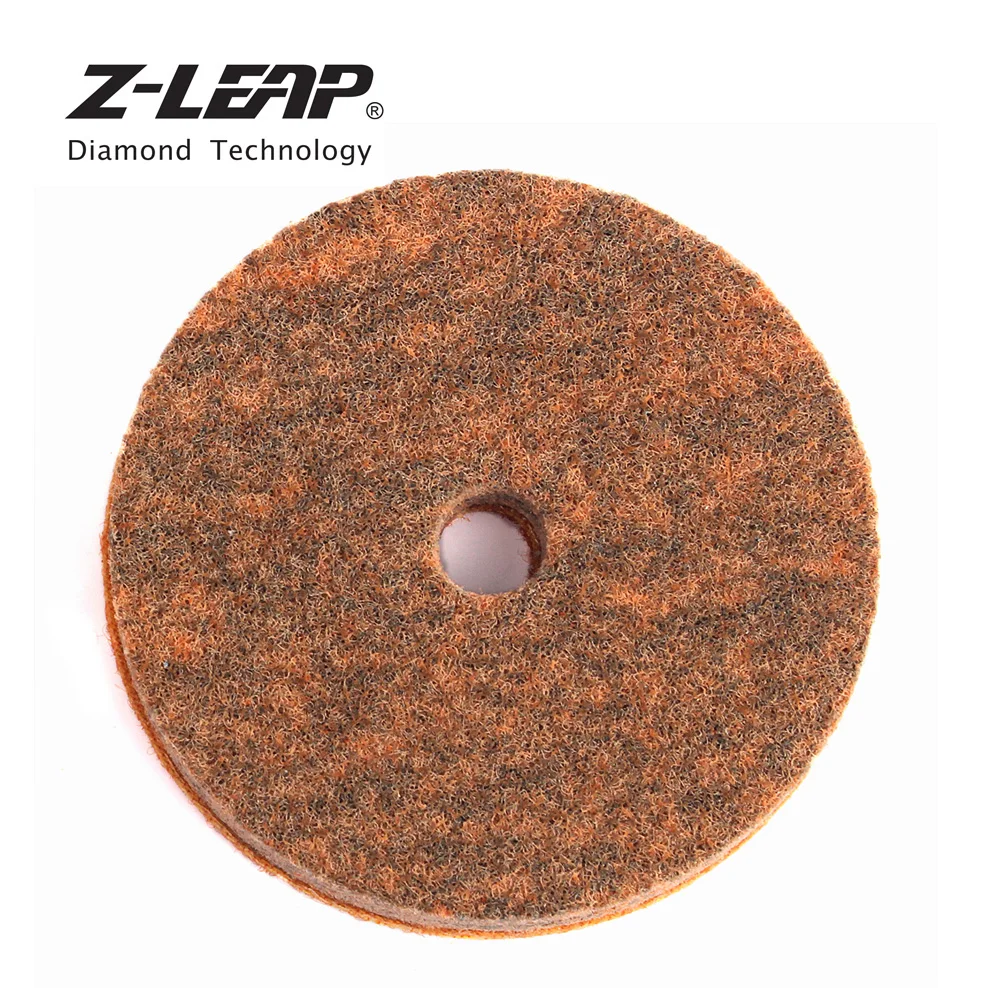 Z-LEAP 2 шт 125 мм губки Алмазные полировальные колодки 5 дюймов Полировочный диск для мрамора искусственный камень песчаник Пол влажный чистящий инструмент