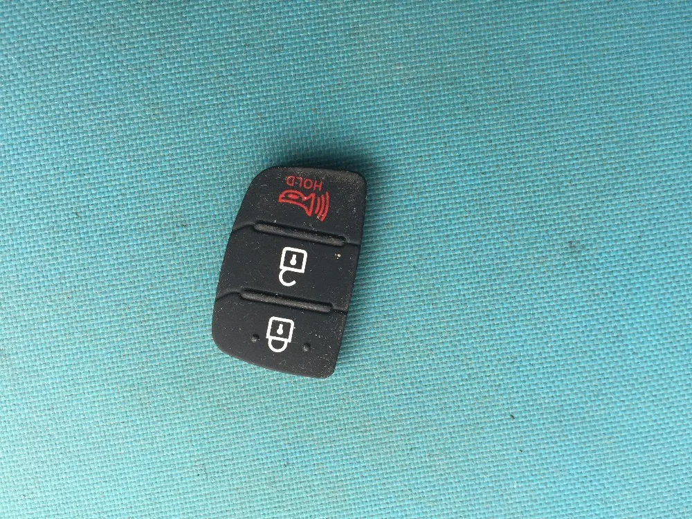 Rubber Pad For Hyundai Solaris Picanto 3 4 Buttons Flip Remote Key Shell key case key case cover car key shell remote control case cover flip key fob shell For Kia RIO HOLD Blank Case Cover Car Accessories 1Pc