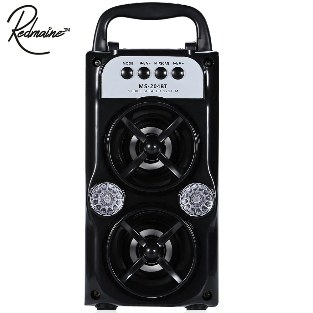 RedmainMS 204BT 10W Portable High Power Output FM Radio Wireless