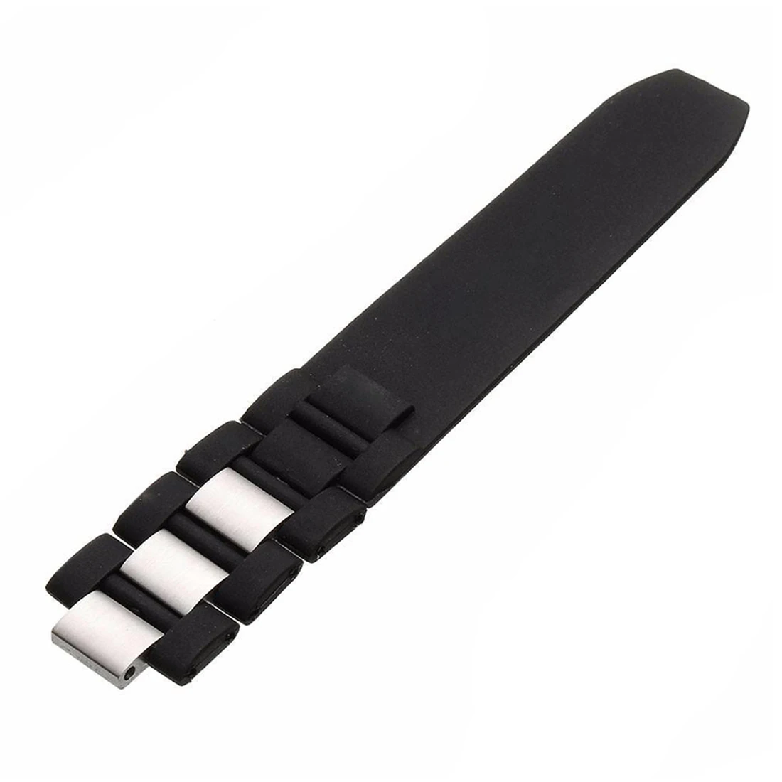 20 мм силиконовый ремешок для часов Chronoscaph Autoscaph 21 Band черный|silicon strap watch band|watch bandstrap