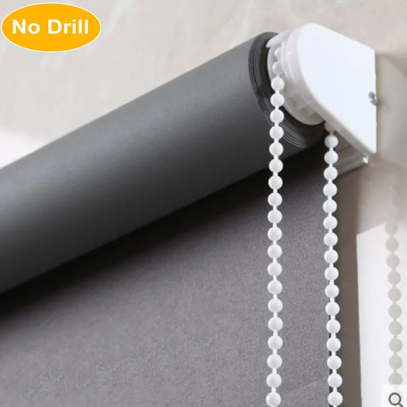 blinds roller window shades blackout curtains shutters drill order kitchen zebra momo fabric living