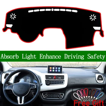 

For JAC IEV6E 2017 2018 2019 Dashboard Cover Sun Shade Non-slip Dash Mat Pad Carpet Car Stickers Interior Accessories