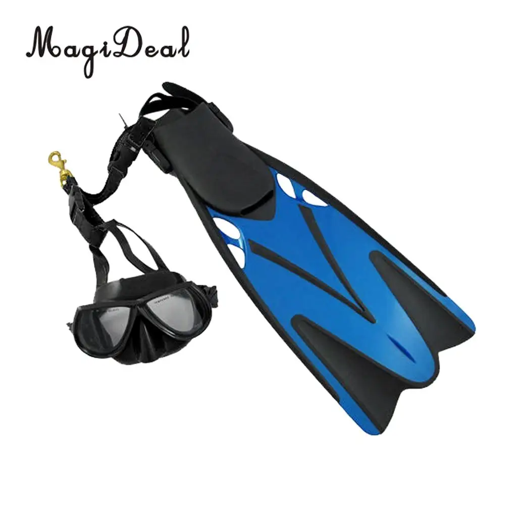 MagiDeal Heavy Duty Scuba Diving Snorkel Fin Mask Holder Keeper Strap + Lobster Stick Pointer Noise Maker