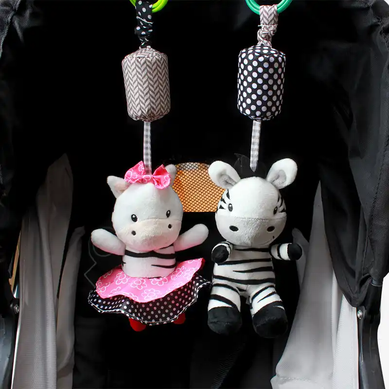 Dolery Black And White Zebra Wind Chime Lathe Hanging Baby