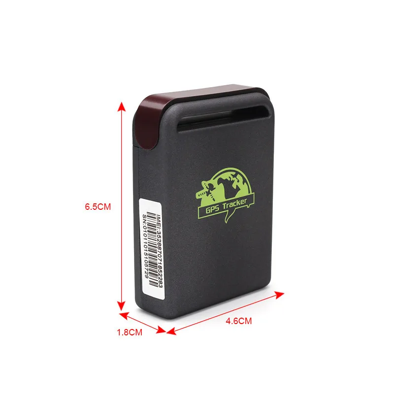 TK102B الوقت الحقيقي مركبة GSM جي بي آر إس سيارة ميني GPS محدد تعقب TK102 متعقب السيارات لمكافحة خسر تسجيل جهاز تعقب