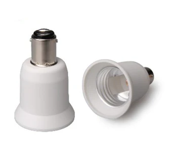 

2pcs BA15D to E26/E27 Light Socket adapter BA15D to Standard Medium Edison Bulb E26/E27 lamp holder converter, CE Rohs
