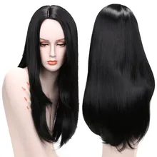 Black Wig Long Straight Hair Synthetic Wigs For Black Women Long Black Wig Perruque Synthetic Women Wigs Pelucas Sinteticas