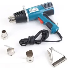 2000w 220v Электрический фена терморегулятор тепла Пистолеты 2-х скоростная Переключение температуры регулировки Мощность инструмент