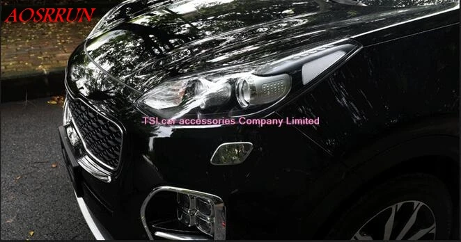 Автомобильный-Стайлинг передний-конец блесток автомобиля Водоструйная Насадка крышка ABS для KIA SPORTAGE QL автомобильные аксессуары 3D стикер