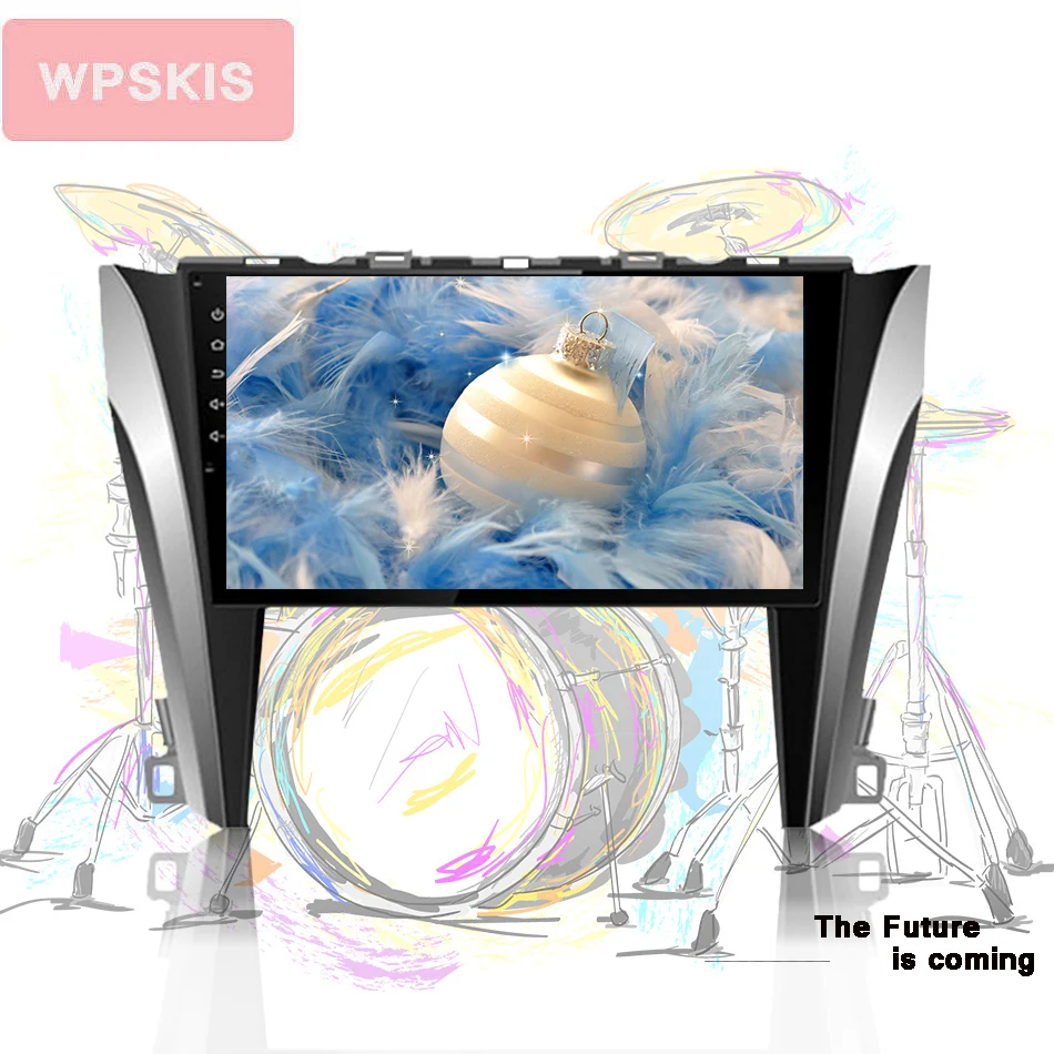 Best Octa Core Android 9.0 Car video DVD GPS Player pc tape headunit 3/4g wifi music media For Toyota Camry 2015-2017 swc dab mirror 2