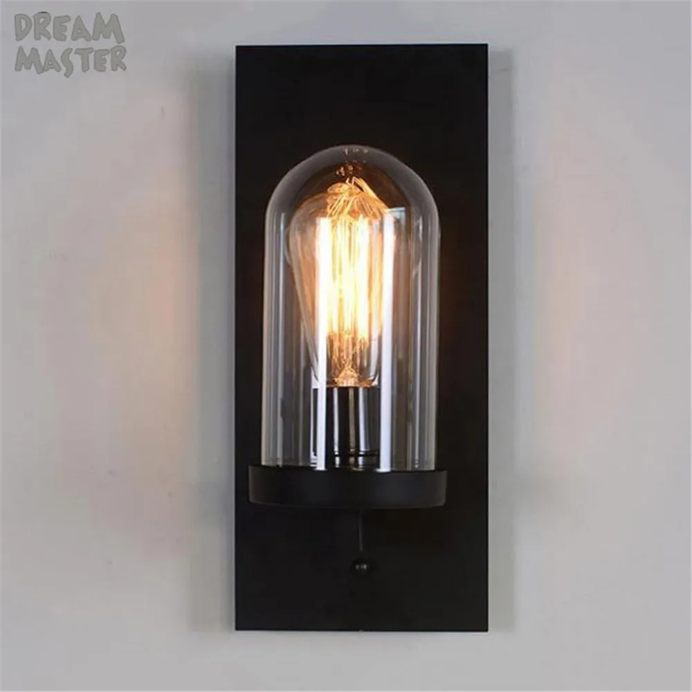 Vintage Edison bulb Wall Lamp Vintage Bedside Wall Light For Living