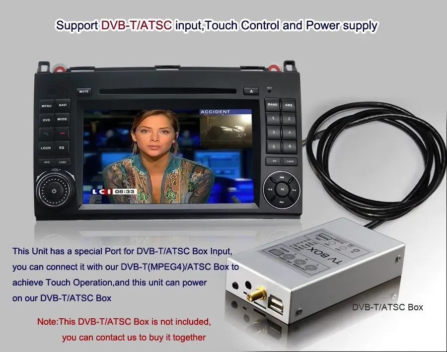 Discount 7" HD Android 8.1 OS Car DVD Player for Mercedes Benz GPS Nav Radio Stereo Bluetooth TV Wifi 3G Free GPS Card 2017 New Sales 7