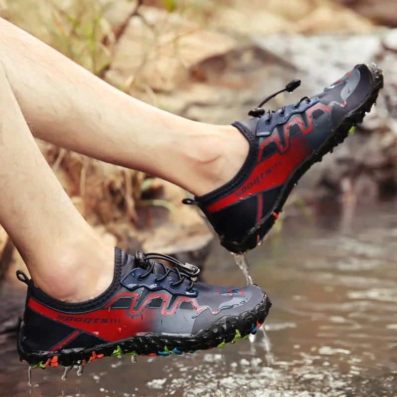 

Men Water Shoes Sports Aqua Barefoot Quick Dry Breathable Non-Slip for Outdoor Boating Beach B2Cshop