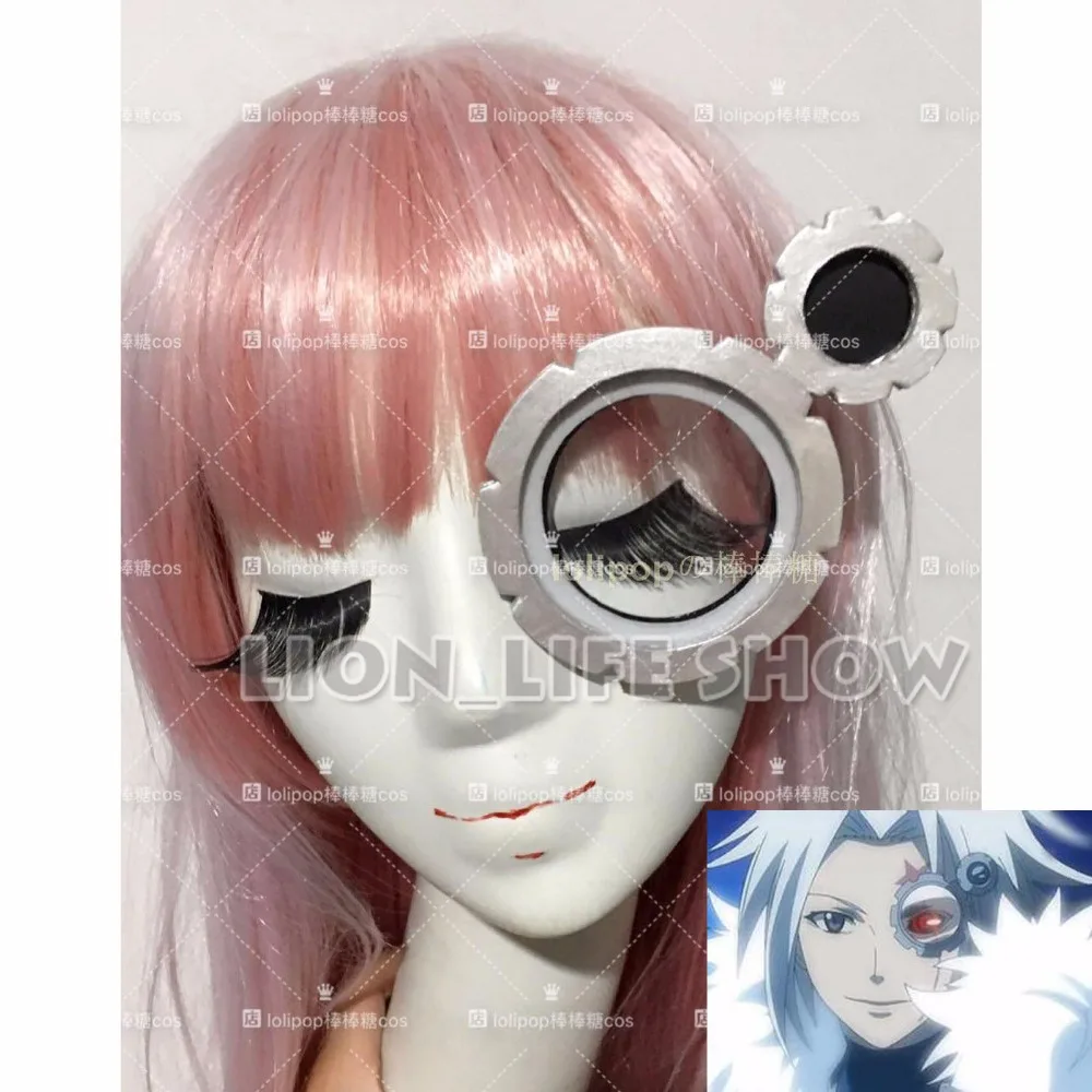 

D.Gray-man Allen Walker Silver Glasses Monocle Cosplay Prop Accessories