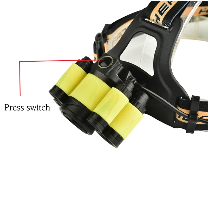 head flashlight 18650