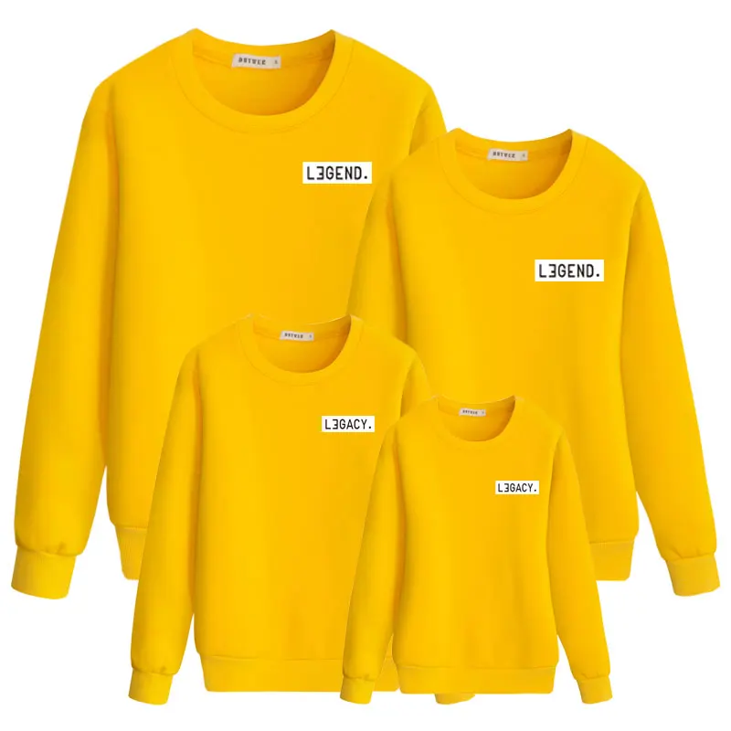 

legend legacy matching look clothing mommy and me outfits clothes for family dad hoody dress father mother daughter mom son baby