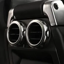 Armrest box back row air vents decorative cover trim sticker for range rover sport discovery4 discovery 3 4 interior accessories