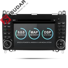 Isudar Car Multimedia Player GPS Android 9 2 Din DVD Automotivo Per Mercedes/Benz/Sprinter/B200/ b-class/W245/B170/W169 Radio DSP