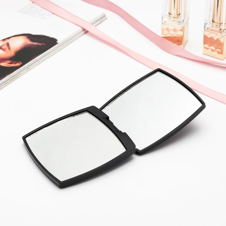 

Mini Mirror square Shape Girl Mini Double Sides Portable Mirror Pocket Makeup Cosmetics Compact Mirrors Drop Shipping
