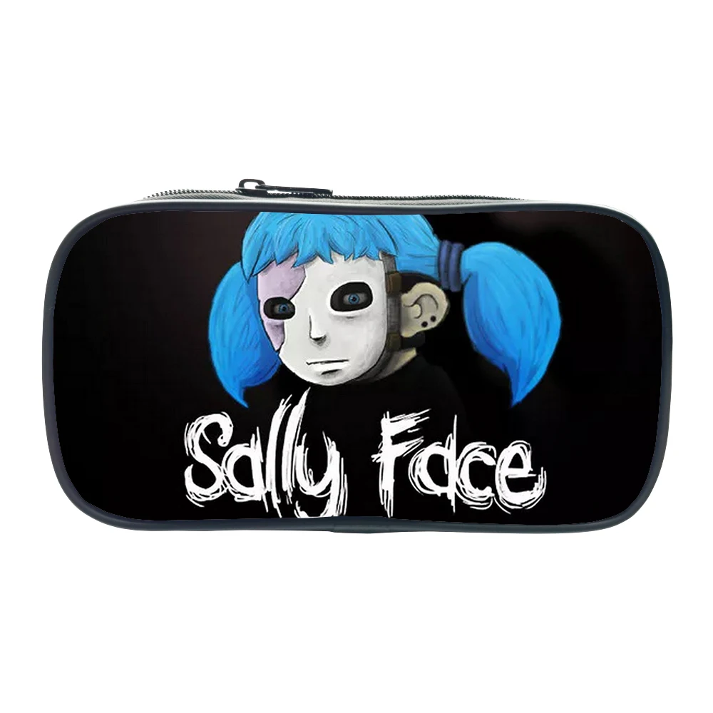 Чехол для карандашей Sally Face, сумки для студентов, милая вместительная сумка для карандашей для детей, мальчиков и девочек, повседневные школьные принадлежности, канцелярский чехол s - Цвет: 17