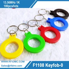 RFID IC записываемых брелоков I3.56 МГц, брелки для ключей, NFC ключевые теги ISO14443A мультичастотный Классический 1 k Токен метка для умная система контроля доступа