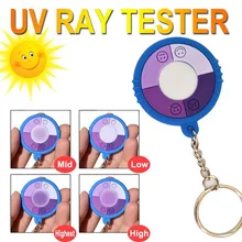 Горячая 5 шт./партия УФ тест интенсивность ультрафиолетового излучения/ультрафиолетовый тестер/УФ-тестер/индикатор солнечного света тест er, УФ-монитор