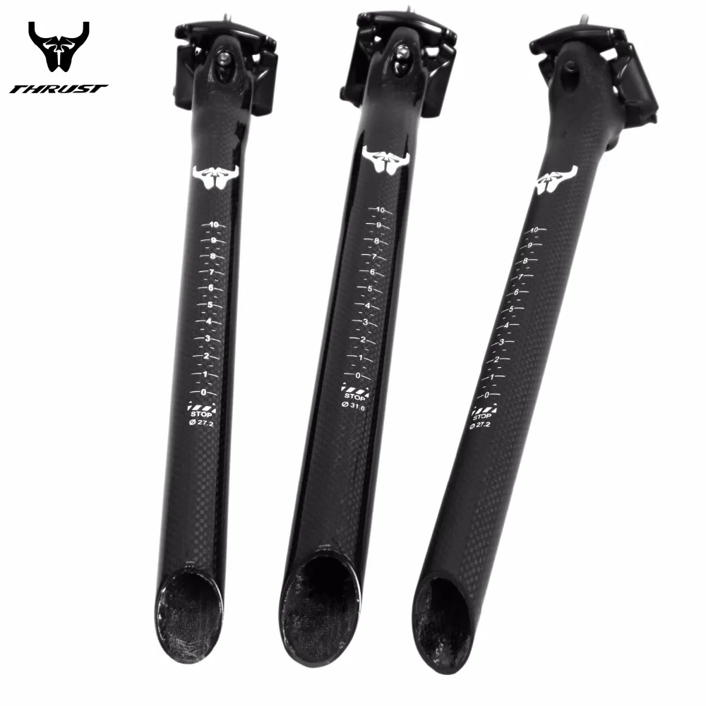 THRUST Carbon Fiber MTB/Road Bicycle Seatpost 27.2 Carbon Bike Seatpost mtb Bike Parts Carbon