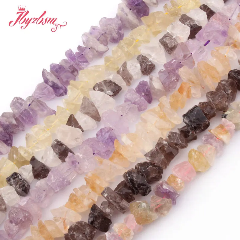 10x15-16x20mm Irregular Crude Quarts Natural Stone Spacer Loose Bead For DIY Necklace Bracelet  Jewelry Making 15